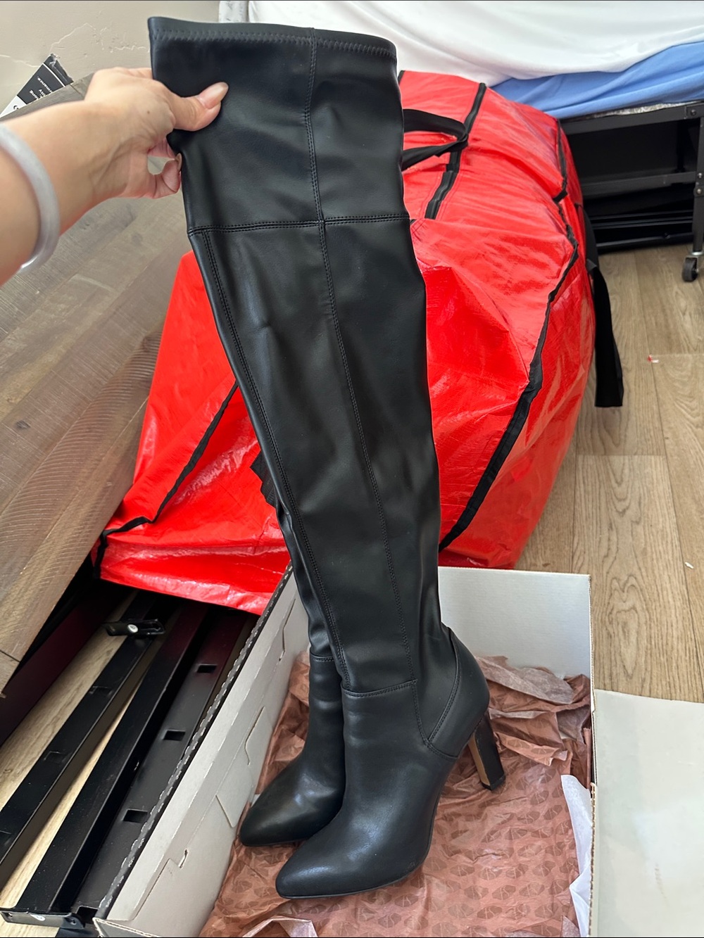 Franco Sarto Over-the-Knee High Heel Boots - Women's Elegant Thigh Boots